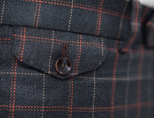Watch pocket of a bespoke silk suit