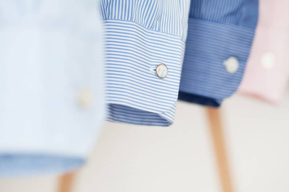 Ärmelmanschetten von maßgeschneiderten Business Hemden von Egon Brandstetter Maßschneider Berlin